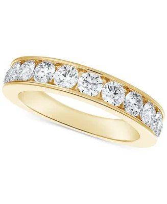 Portfolio by De Beers Forevermark Diamond Channel Set Band (1/4 ct. t.w.) in 14k Gold or Rose Gold