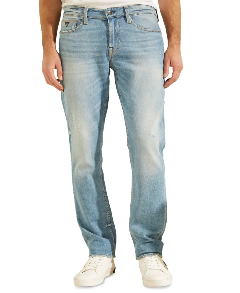 Guess Men's Faded Slim Tapered Jeans