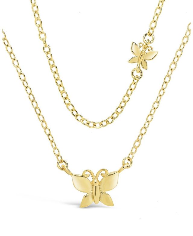 Women's Butterfly Layered Necklace