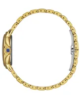 Citizen Eco-Drive Women's Ceci Diamond Accent Gold-Tone Stainless Steel Bracelet Watch 32mm