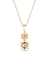 Le Vian Chocolate Diamond & Vanilla Diamonds 18" Pendant Necklace (3/8 ct. t.w.) 14k Rose, Yellow or White Gold