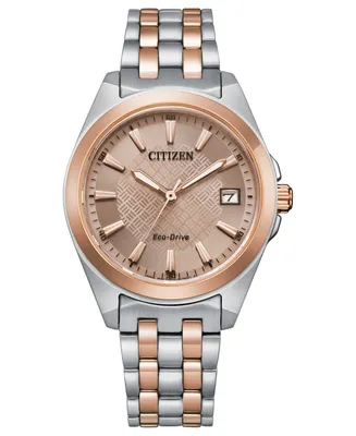 Citizen Eco-Drive Women's Corso Two-Tone Stainless Steel Bracelet Watch 33mm