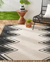 Nicole Miller Patio Sofia Leon 5'2" x 7'2" Outdoor Area Rug