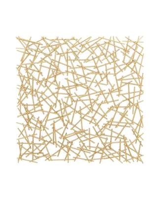 Contemporary Abstract Wall Decor - Gold