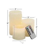 Traditional Flameless Candle, Set of 3