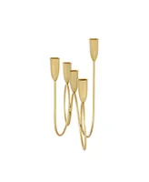 CosmoLiving by Cosmopolitan Contemporary Candelabra - Gold