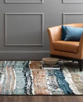 Karastan Epiphany Colorful Waves 5'3" x 7'10" Area Rug