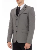 Ron Tomson Men's Modern Symmetric Button Closure Sports Jacket