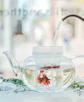 Grosche Monaco Glass Teapot with Glass Tea Infuser, 42 fl oz Capacity