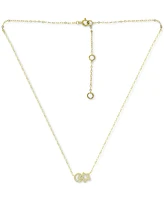 Giani Bernini Cubic Zirconia Moon & Star Pendant Necklace, 16" + 2" extender, Created for Macy's