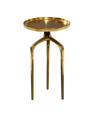 Contemporary Accent Table - Gold