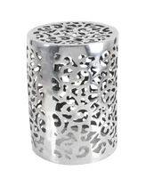 Contemporary Stool - Silver