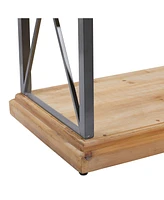 Wood Industrial Shelving Unit
