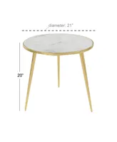 Aluminum Modern Accent Table