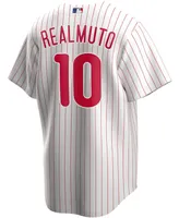 Men's Jt Realmuto White Philadelphia Phillies Home Replica Player Name Jersey