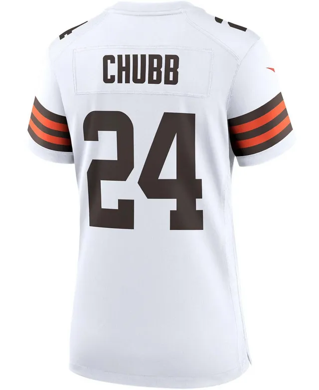 Women's Fanatics Branded Nick Chubb Brown Cleveland Browns Plus Size Name &  Number V-Neck T-Shirt