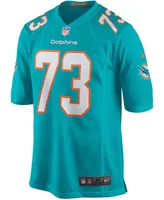 Men's Austin Jackson Aqua Miami Dolphins Game Jersey