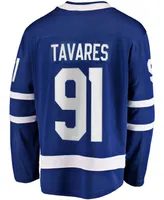 Men's John Tavares Blue Toronto Maple Leafs Home Captain Premier Breakaway Player Jersey