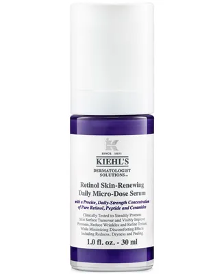Kiehl's Since 1851 Micro-Dose Anti-Aging Retinol Serum with Ceramides and Peptide, 1