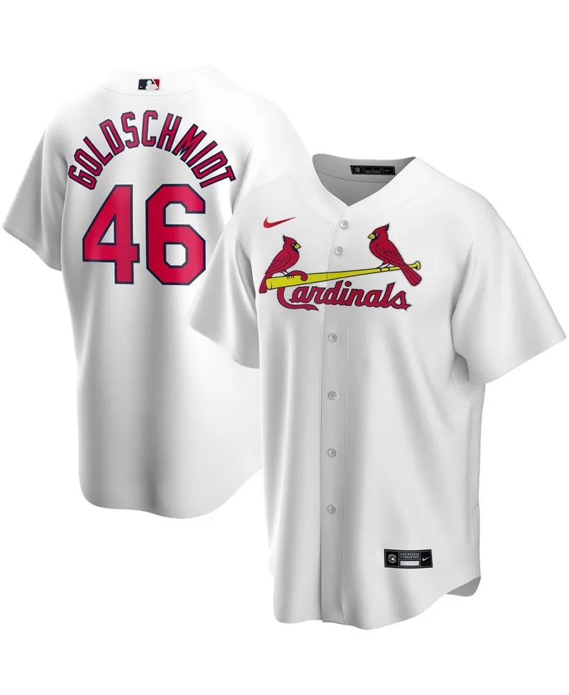 Paul Goldschmidt St Louis Cardinals Navy Blue Name And Number Short Sleeve  Player T Shirt