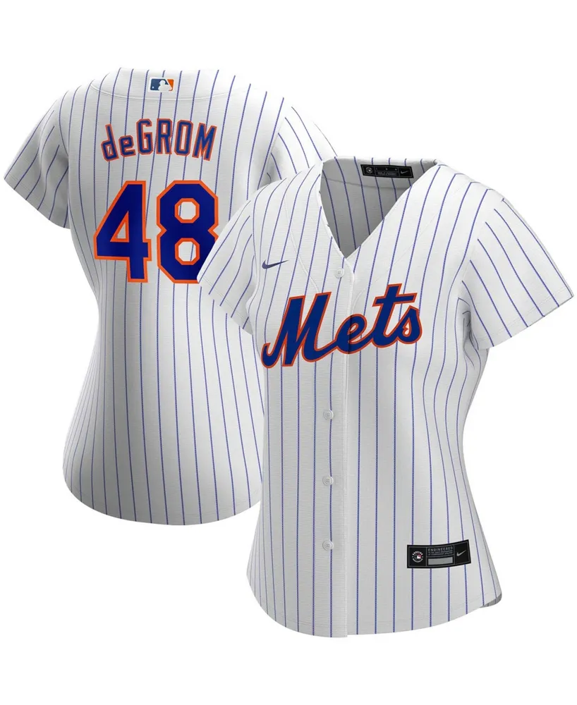 Women's Jacob Degrom White New York Mets Home Replica Player Jersey