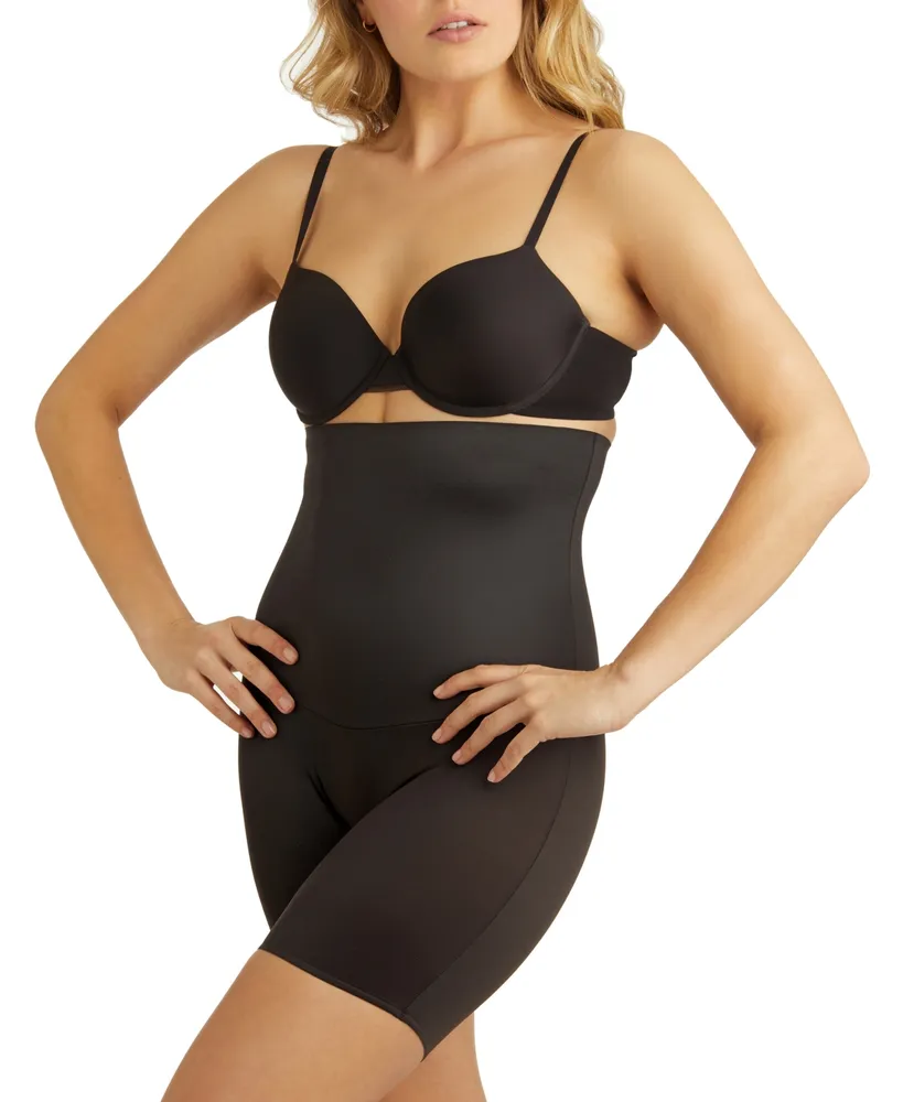 Miraclesuit Women's Comfy Curves Hi-Waist Thigh Slimmer Shapewear