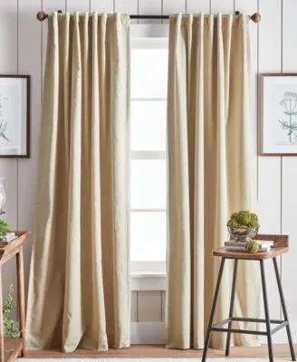 Martha Stewart Collection Lido Backtab Lined Curtain Panels Created For Macys