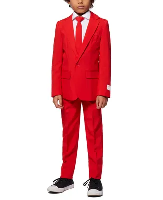 OppoSuits Toddler and Little Boys 3-Piece Devil Solid Suit Set