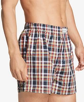 Tommy Hilfiger Men's 3-Pk. Classic Printed Cotton Poplin Boxers