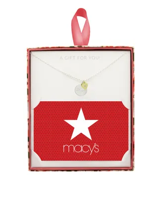 Layered Mom Silver Plate Necklace in Gift Card Box