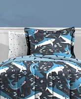 Dream Factory Sharks -Piece Comforter Set