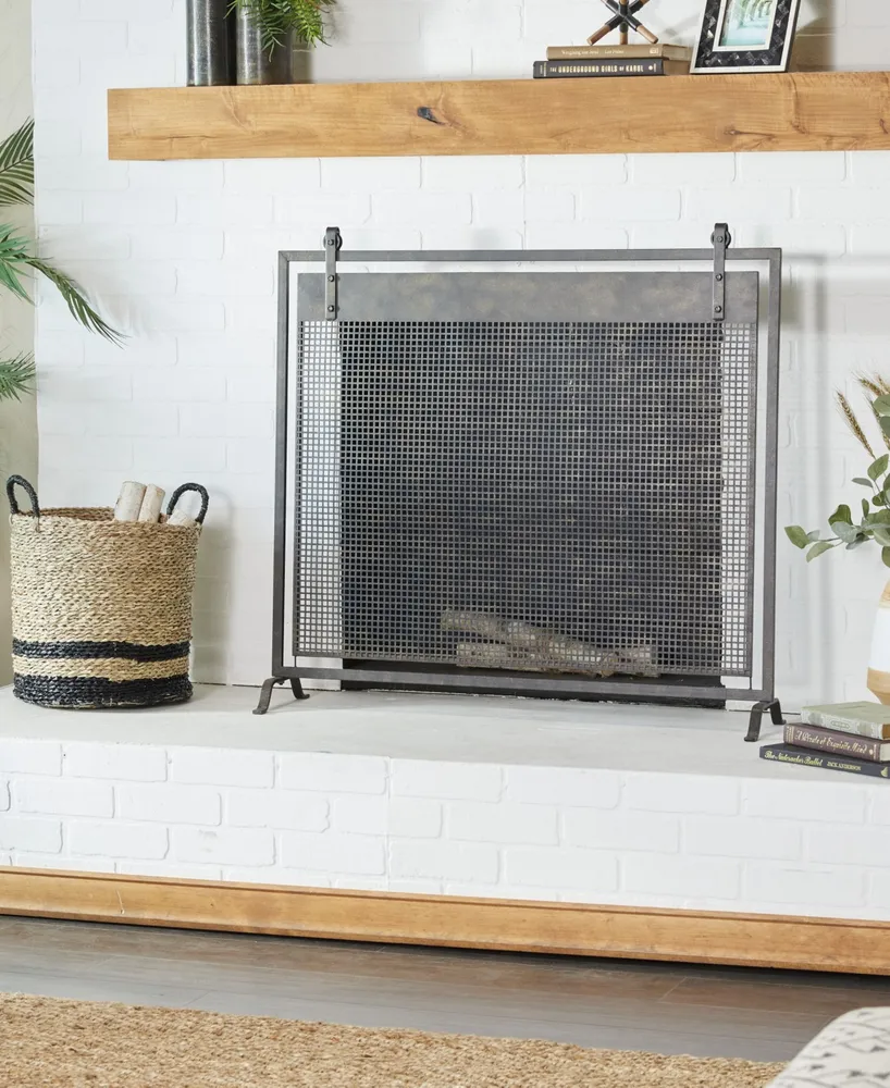 Contemporary Fireplace Screen