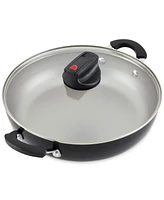 Farberware Smart Control Aluminum Nonstick 11.25" Everything Pan & Lid
