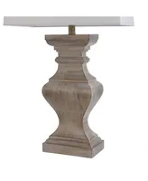 Square Candlestick Molded Table Lamp