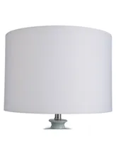 Round Textured Ceramic Table Lamp