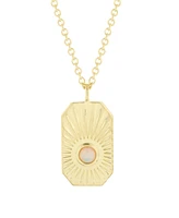 Salina 14K Gold Plated Pendant Necklace - Gold