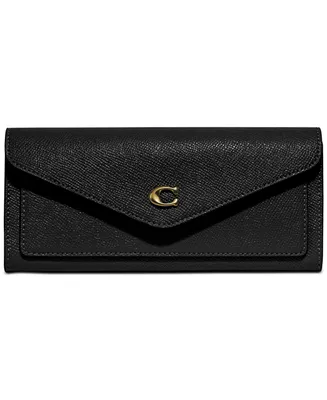 COACH Crossgrain Leather Mini Skinny ID Case - Macy's