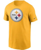 Men's Gold Pittsburgh Steelers Primary Logo T-shirt