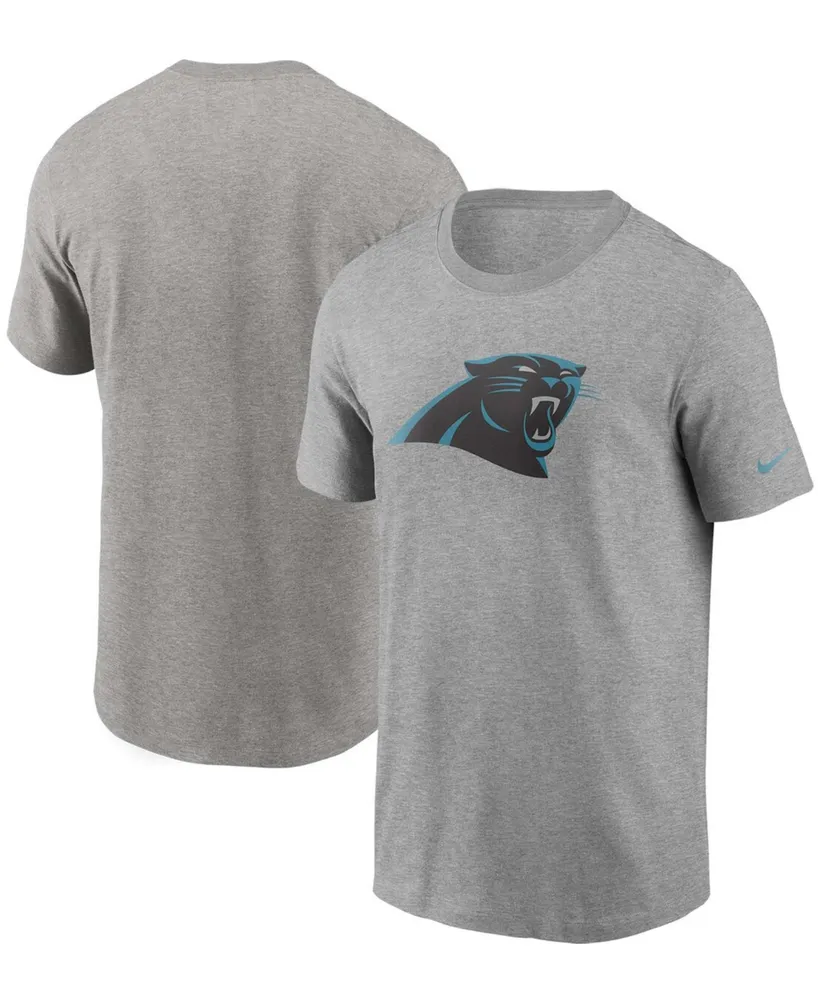 Men's Heathered Gray Carolina Panthers Primary Logo T-shirt