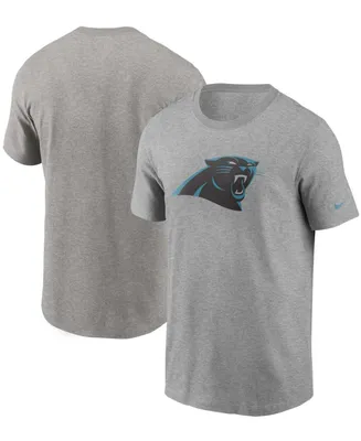 Men's Heathered Gray Carolina Panthers Primary Logo T-shirt