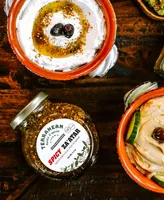 Terranean Herbs Spices Gourmet Za'atar Spread Original and Spicy Duo