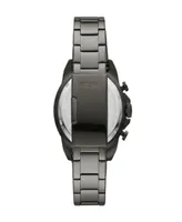 Fossil Men's Bronson Chronograph Gray Stainless Steel Bracelet Watch 44mm