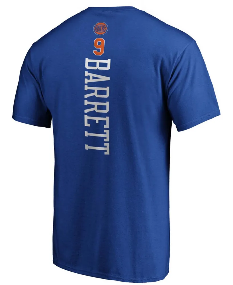 Fanatics Branded Men's New York Knicks Playmaker Name & Number T-Shirt - R.j. Barrett