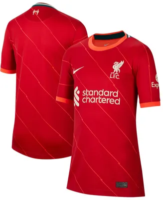 Nike Big Boys and Girls Liverpool 2021/22 Home Breathe Stadium Replica Jersey