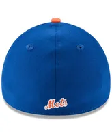 New Era Men's Royal New York Mets Mlb Team Classic Game 39THIRTY Flex Hat