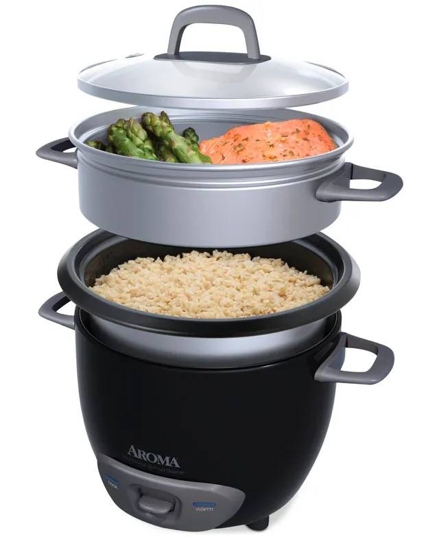 Aroma ARC-1230R 20-Cup (Cooked) Digital Rice Cooker with Glass Lid