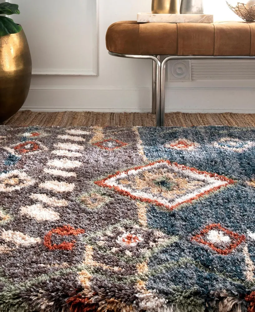 nuLoom Fergusion OZFG01B 4' x 6' Area Rug