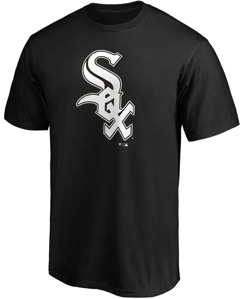 Men's Black Chicago White Sox Official Logo T-shirt