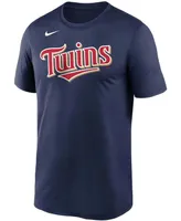 Men's Navy Minnesota Twins Wordmark Legend T-shirt