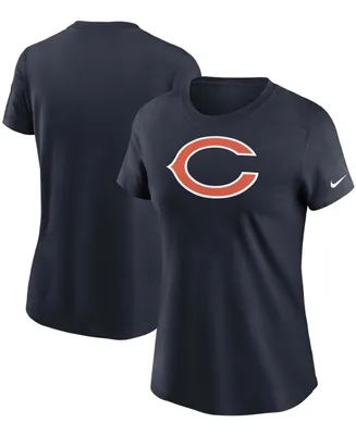 Women's Navy Chicago Bears Logo Essential T-shirt